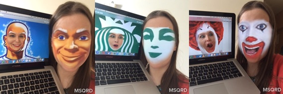trying out the face swap